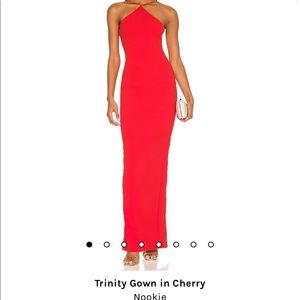 Trinity Gown in Cherry size small.
